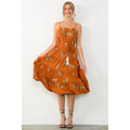 Cheetah Print Tiered Dress