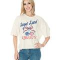 Sweet Land Leberty- Cropped Top