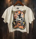 Ladies Love Outlaws Vintage Relaxed Crop T-Shirt