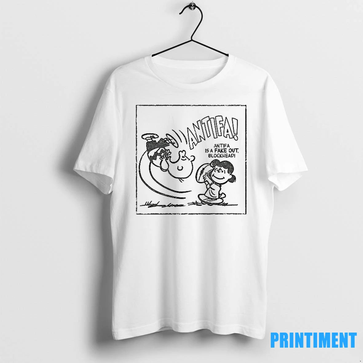 Antifa Is A Fake Out Blockhead Peanuts Tshirts Sweater