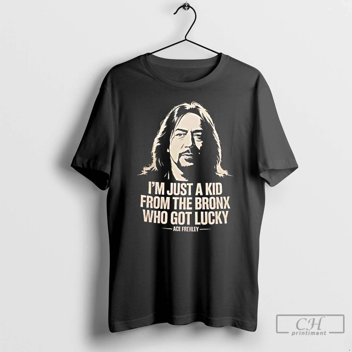 Classic Ace Frehley Just A Kid From The Bronx That Got Lucky 1951%e2%80%912025 T Shirts