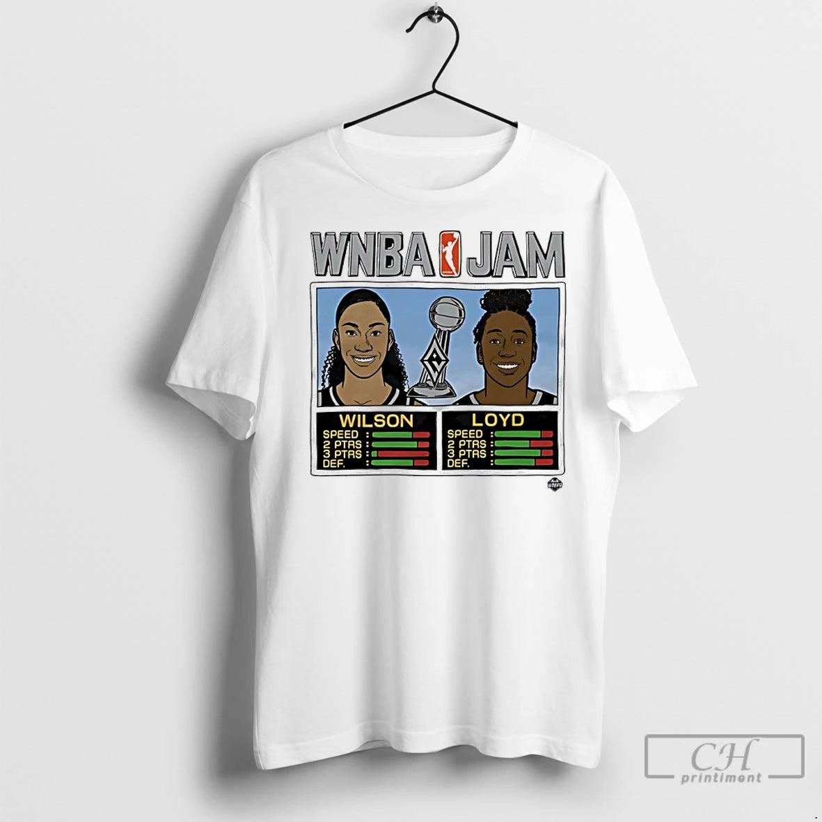 Classic Aja Wilson And Jewell Loyd Las Vegas Aces Wnba Jam 2025 Champs