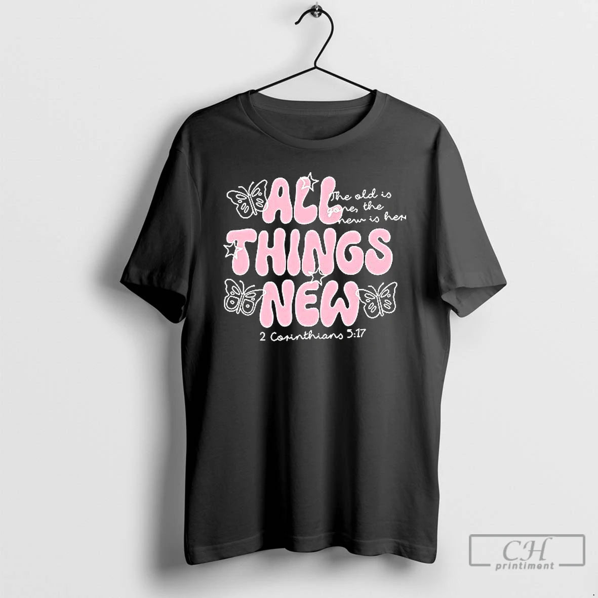 Classic All Thing New The Old Is Gone The New Is Here Ceramic Ceramic And