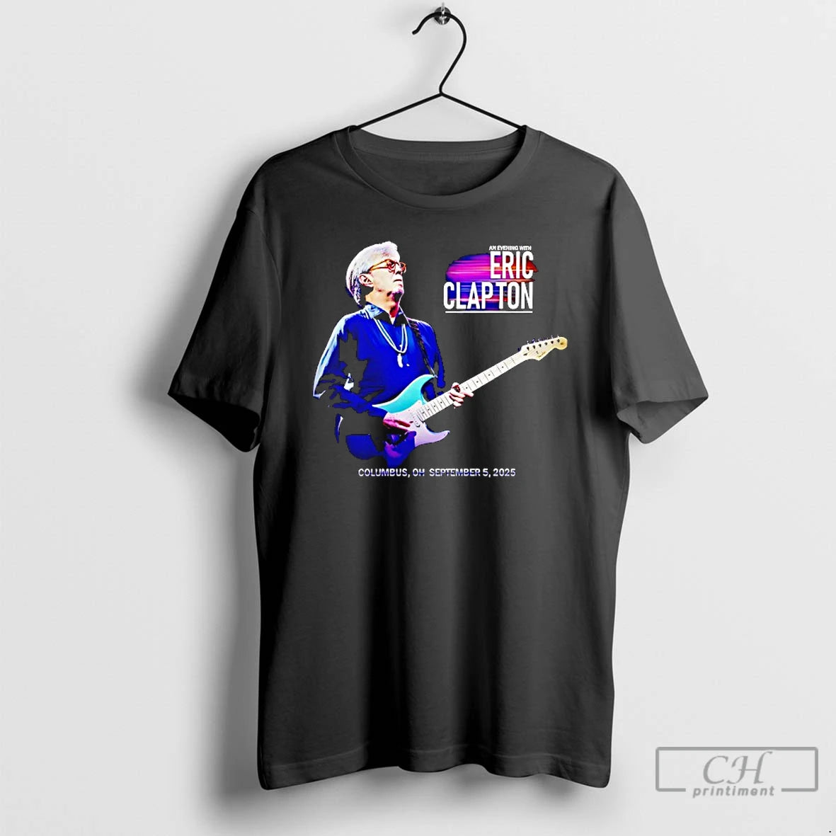Classic An Evening With Eric Clapto Columbus 2025 T Shirts