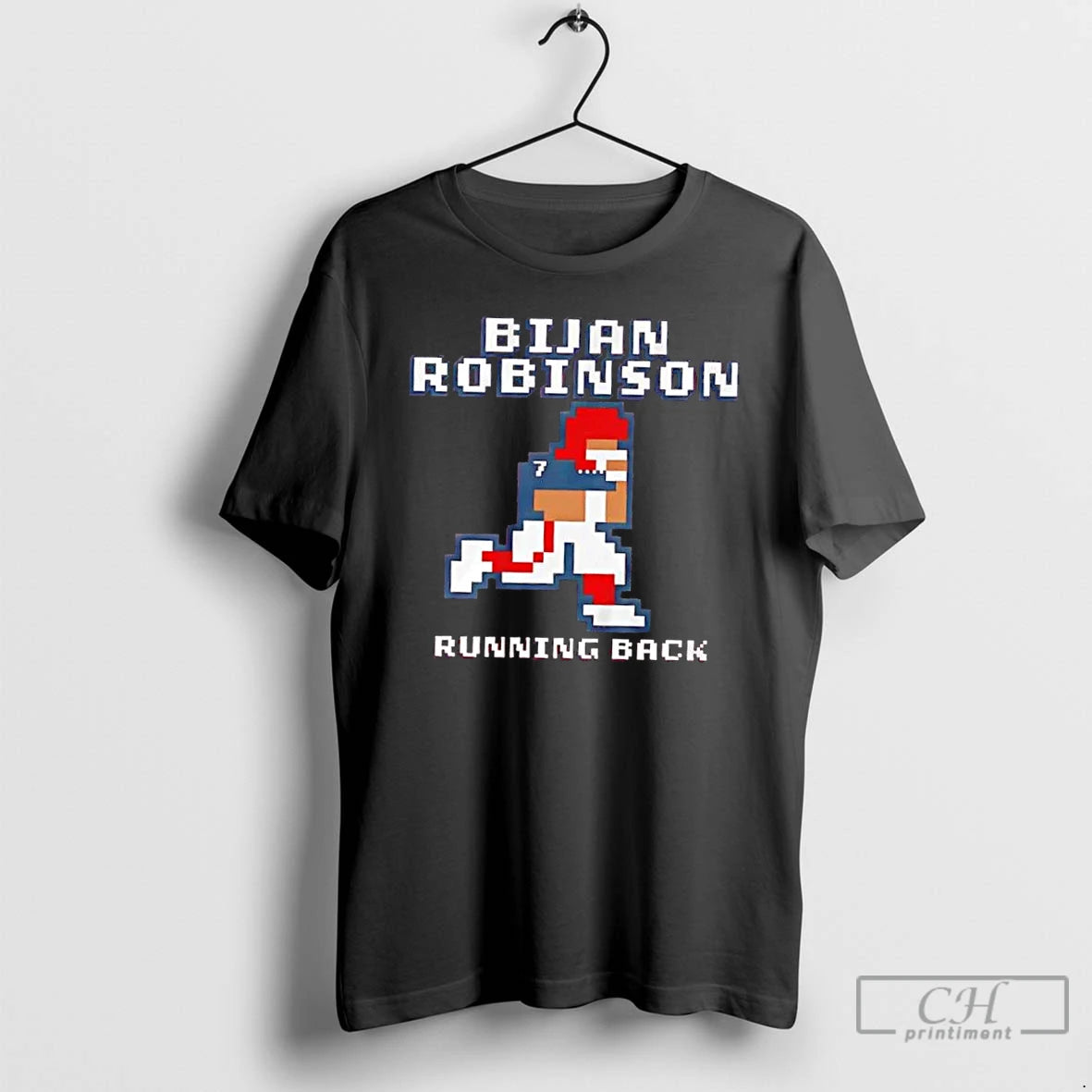 Classic Atlanta Falcons Bijan Robinson Running Back Retro Baller T Shirts