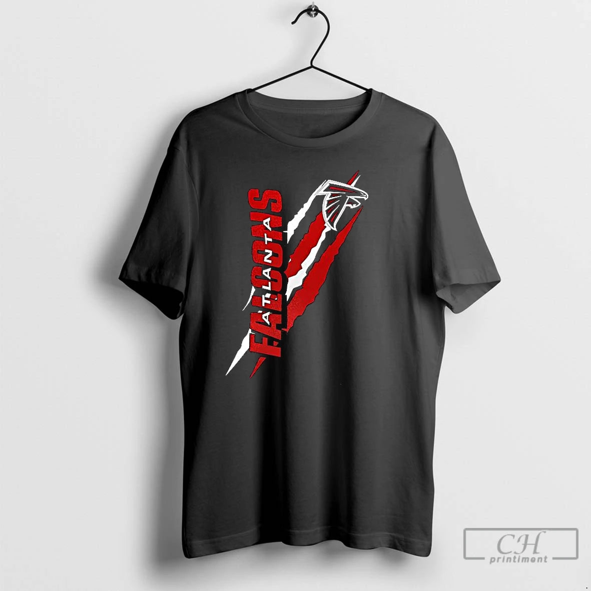 Classic Atlanta Falcons Football Starter Scratch T Shirts