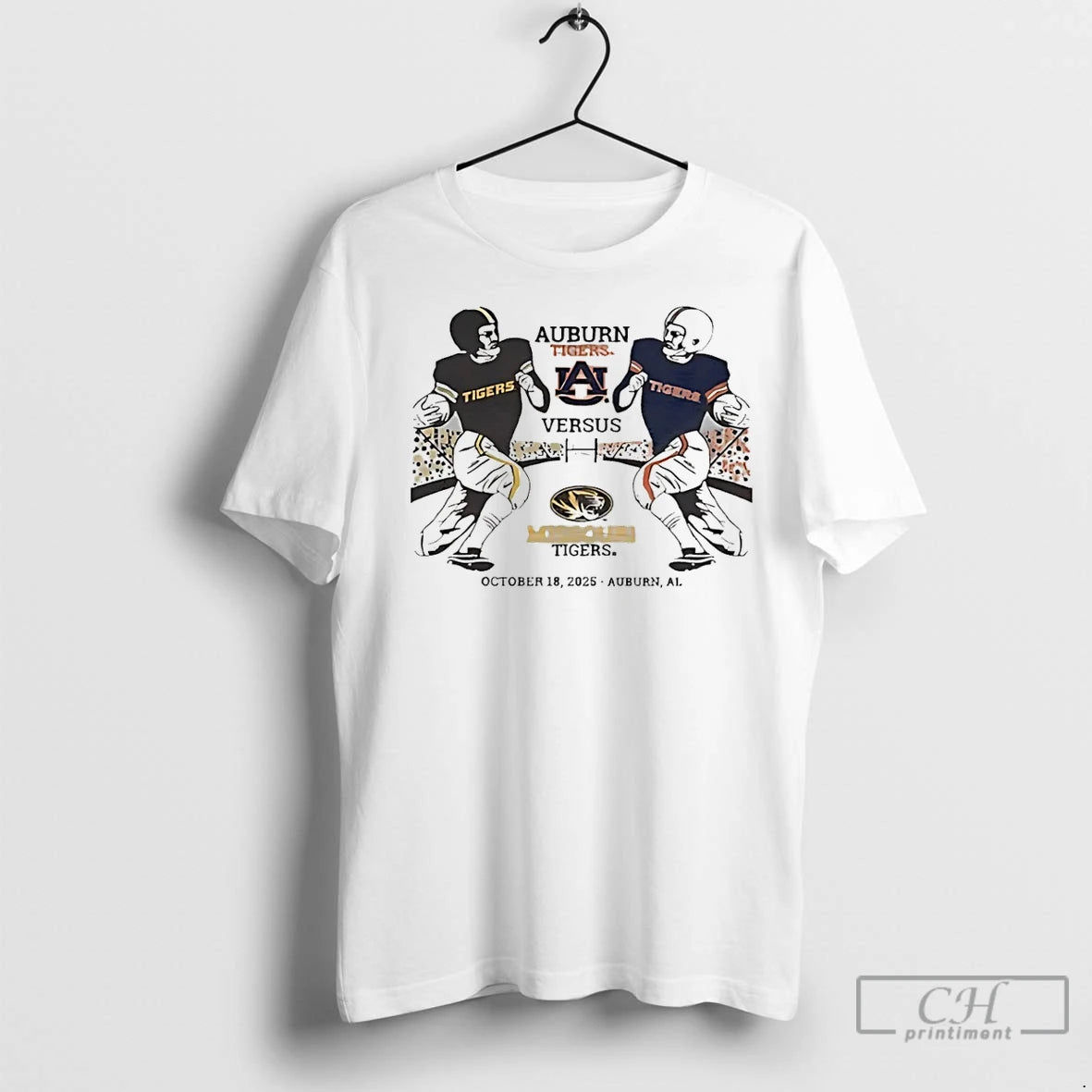Classic Auburn Tigers Vs Missouri Tigers October 2025 Mascot