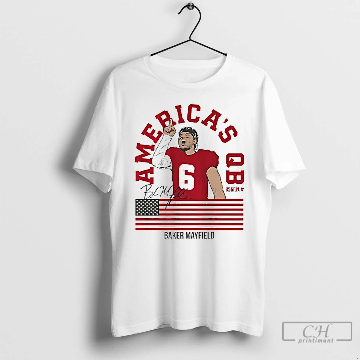 Classic Baker Mayfield Americas Qb Signature T Shirts