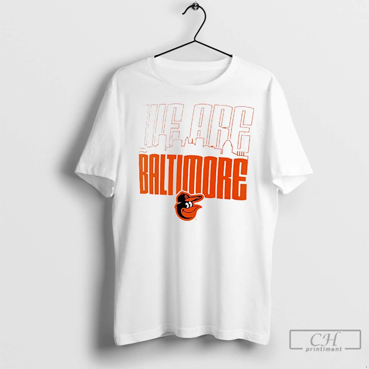 Classic Baltimore Orioles We Are Baltimore City Skyline