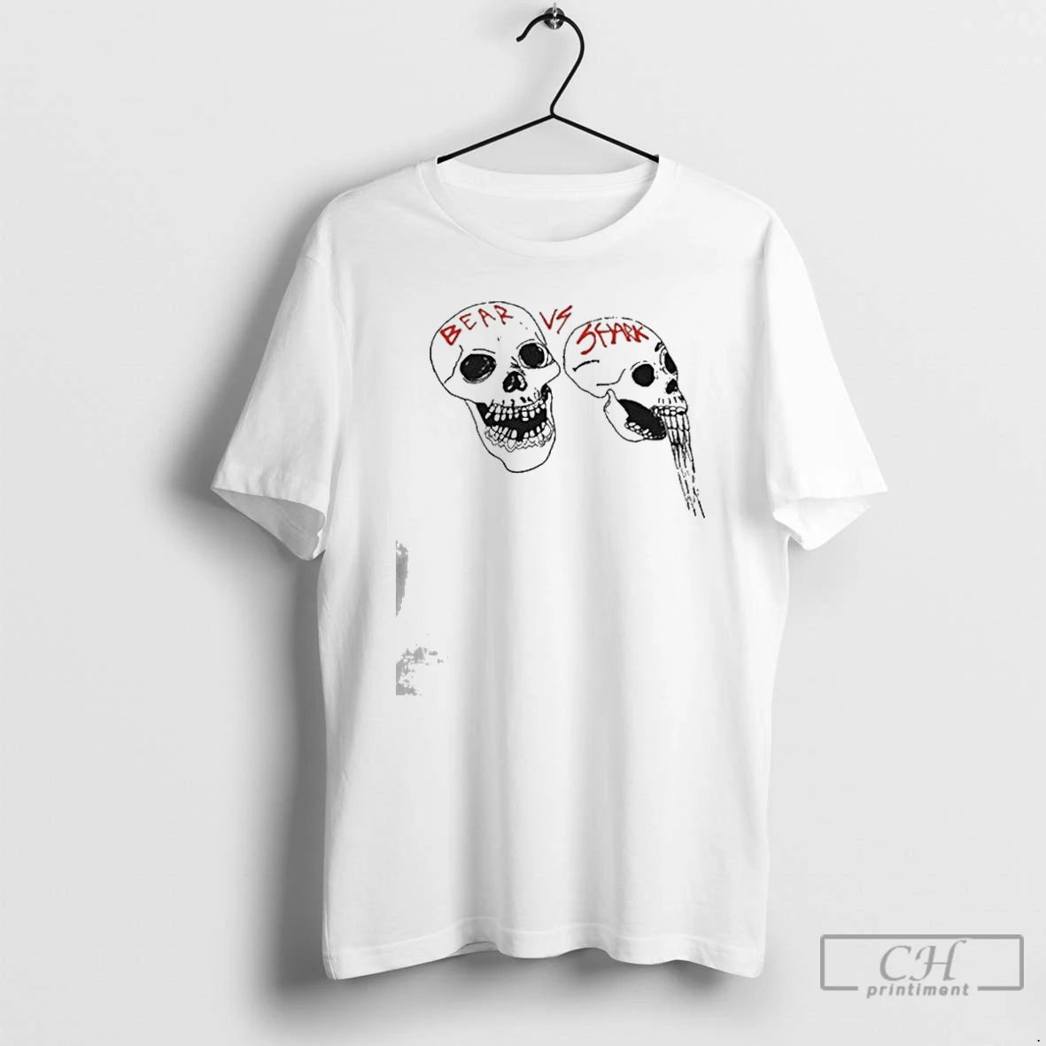 Classic Bearvsshark Skulls Snow Cone T Shirts