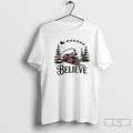 Classic Believe North Pole Train Christmas Festive T Shirts