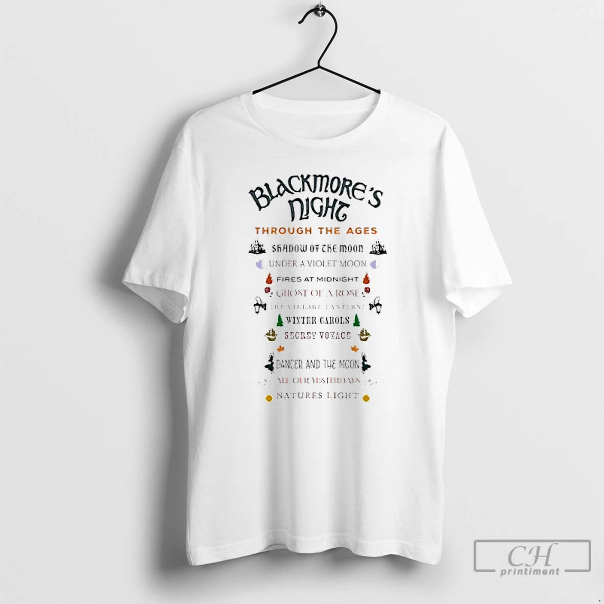 Classic Blackmores Night Through The Ages T Shirts