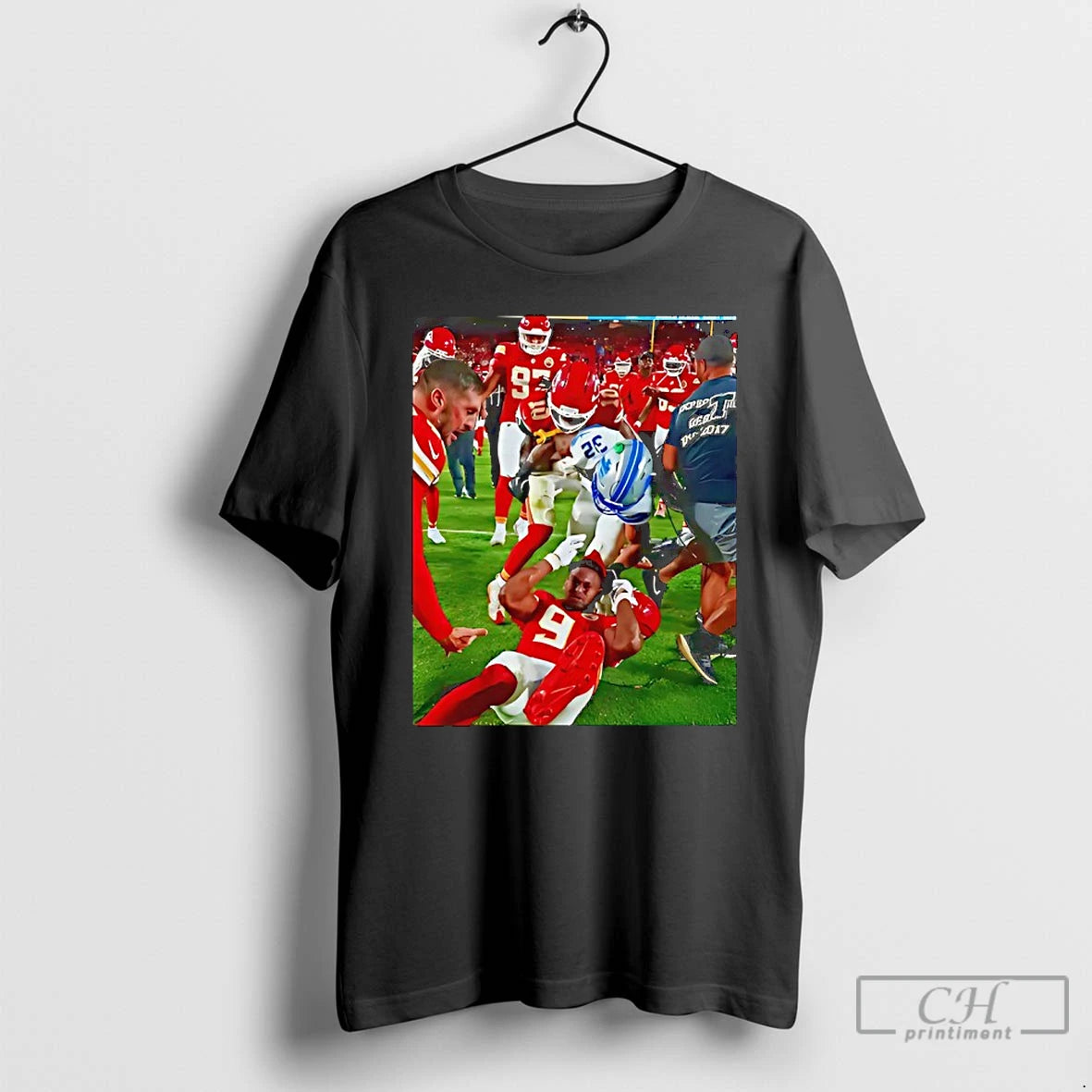 Classic Brian Branch Slaps Juju Smith Schuster Kansas City Chiefs Vs Detroit Lions T Shirts