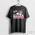 Classic Caleb Williams Real Bears Fans Wear Pink T Shirts