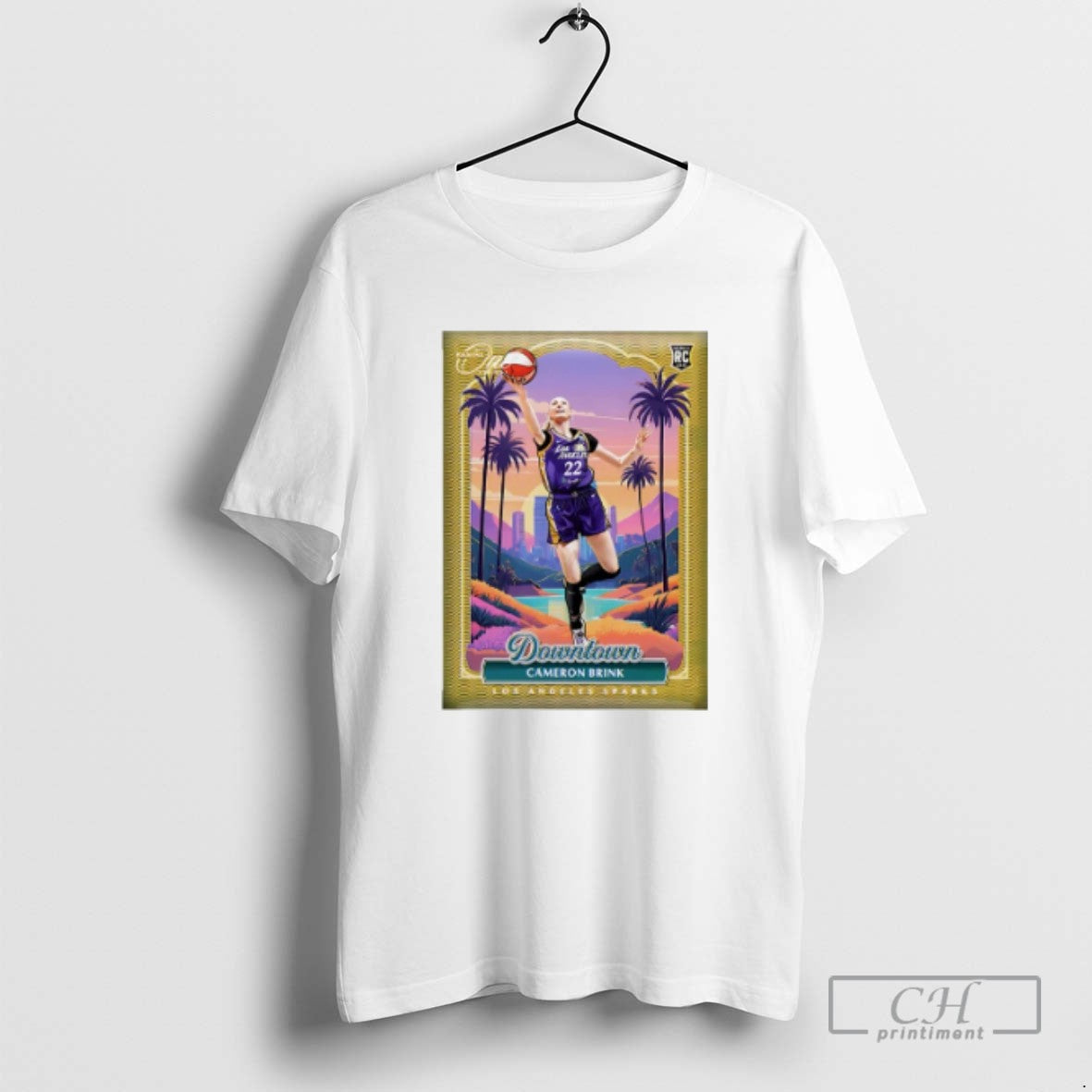 Classic Cameron Brink Los Angeles Sparks Player Caricature T Shirts