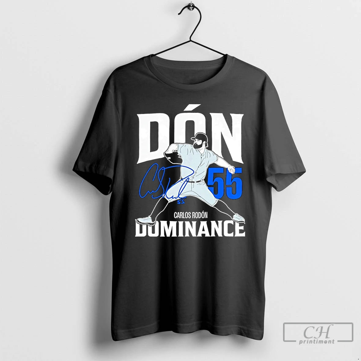 Classic Carlos Rodon 55 New York Yankees Don Dominance Signature T Shirts