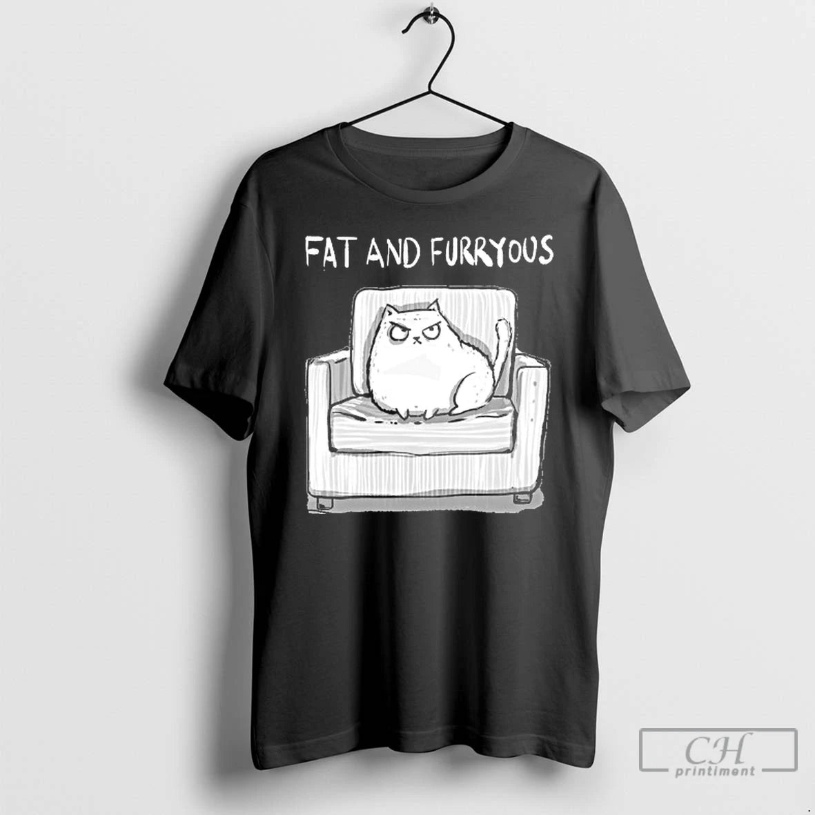 Classic Cat Fat And Furrous T Shirts