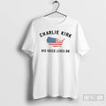 Classic Charlie Kirk His Voice Lives On T Shirts