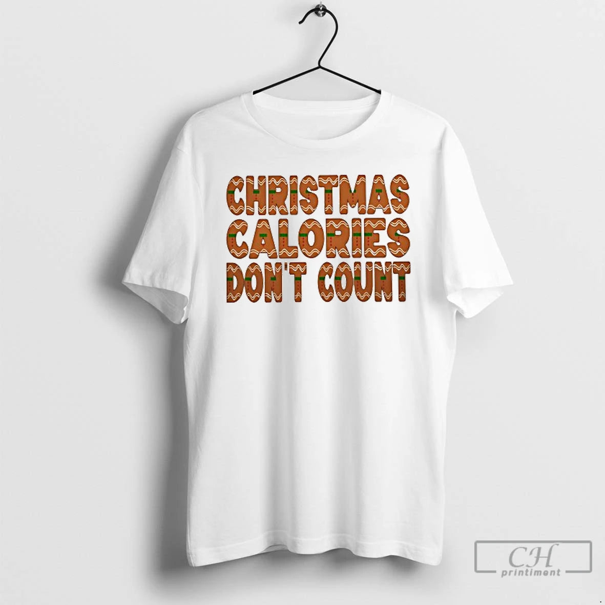 Classic Christmas Calories Dont Count T Shirts
