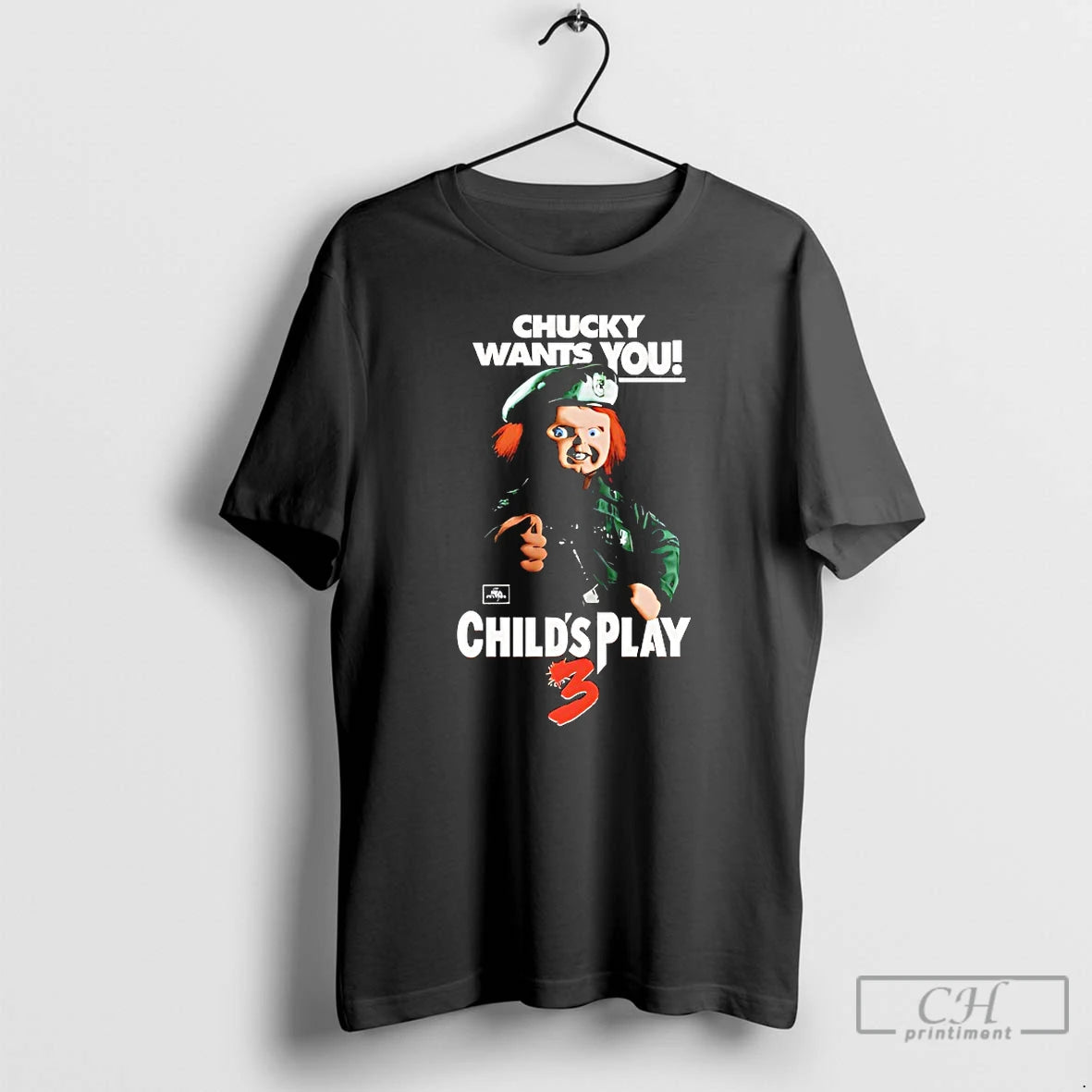 Classic Chucky Wants You Childs Play 3 Halloween T Shirts