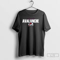 Classic Colorado Avalanche Ice Hockey 1500th Anniversary Logo T Shirts