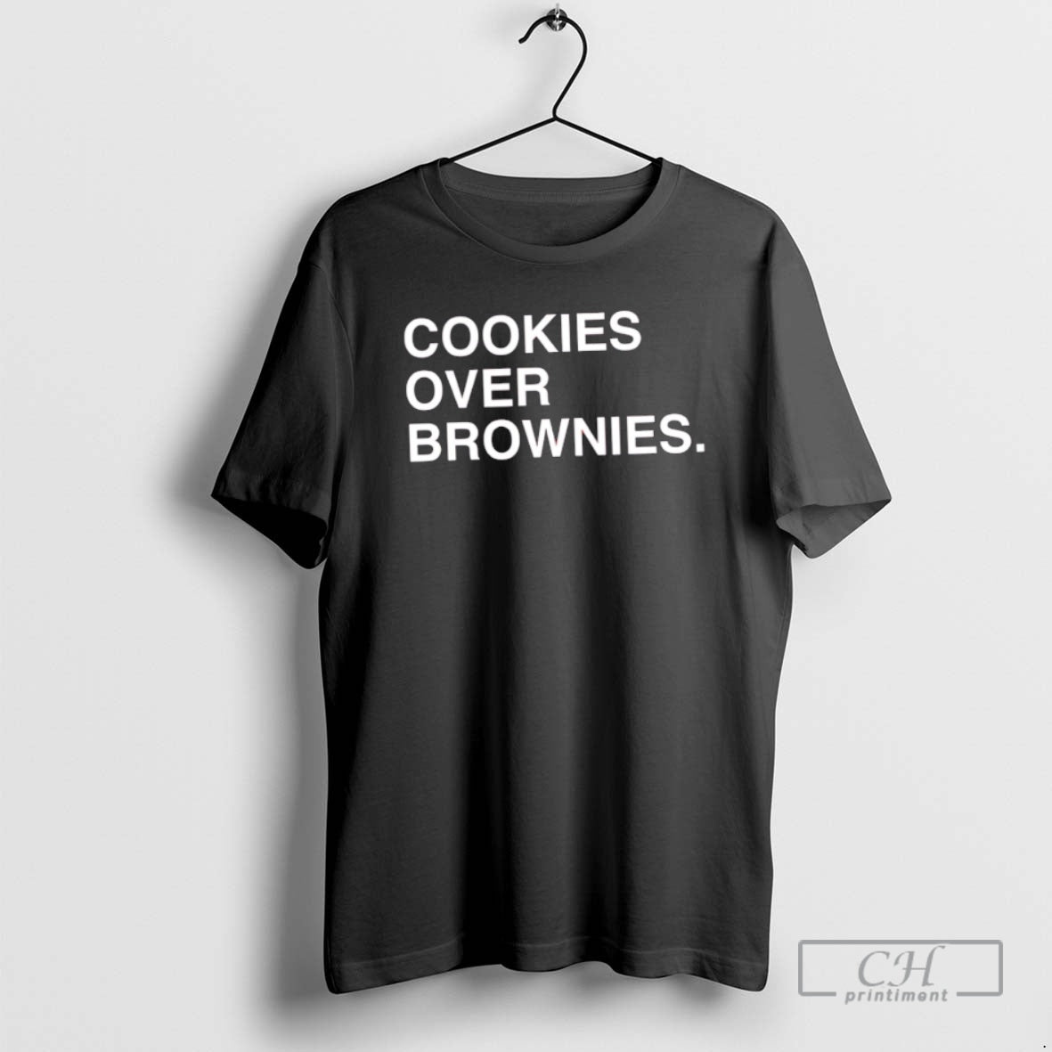 Classic Cookies Over Brownies Text Shirt Sweater