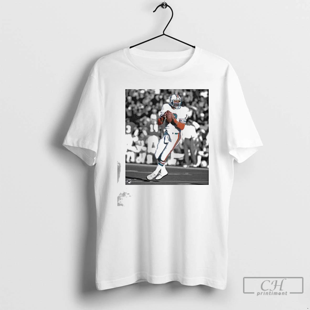 Classic Dan Marino Miami Dolphins Pay Homage Tri Blend T Shirts