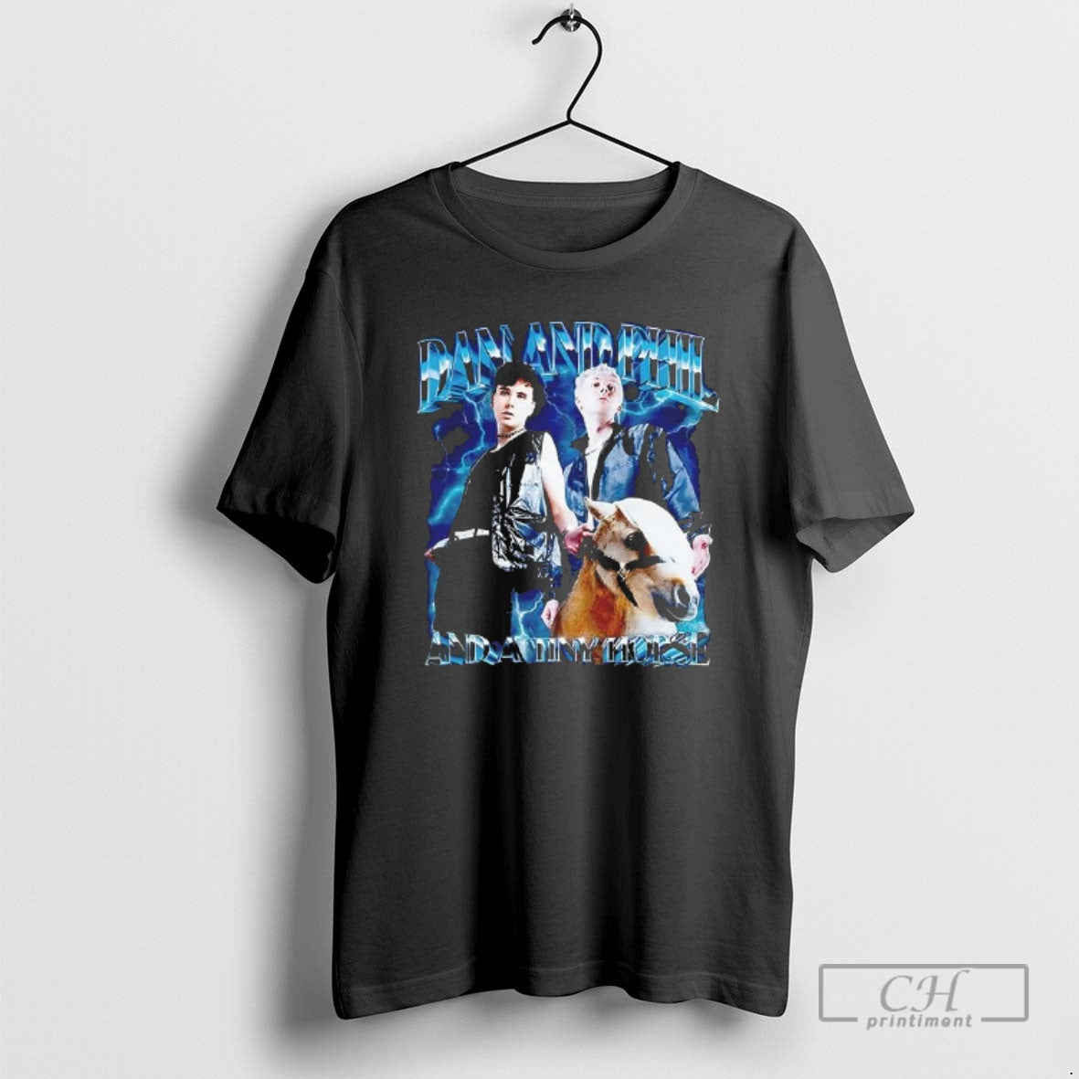 Classic Dan And Phil And A Tiny Horse Graphic Shirt Sweater