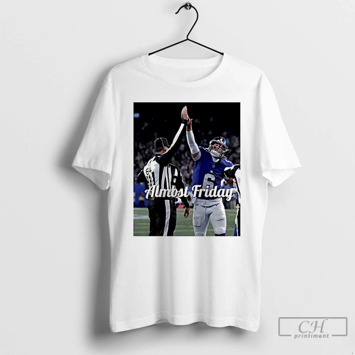 Classic Dart High Five Jaxson Dart New York Giants Almost Friday T Shirts