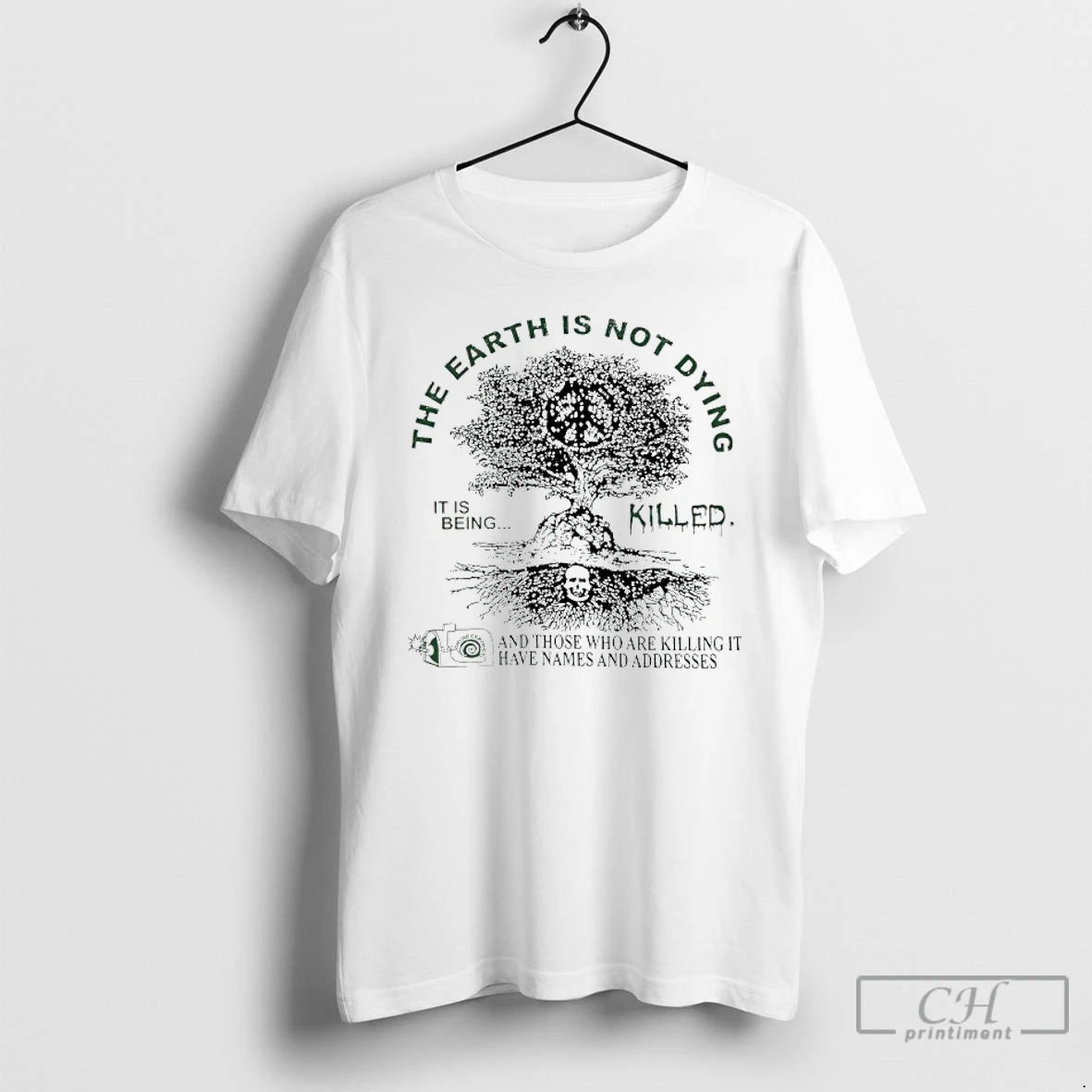 Classic Deathincense The Earth Is Not Dying It Is Being Killed T Shirts