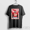 Classic Derrick Thomas Kansas City Chiefs Football Trading Card T Shirts