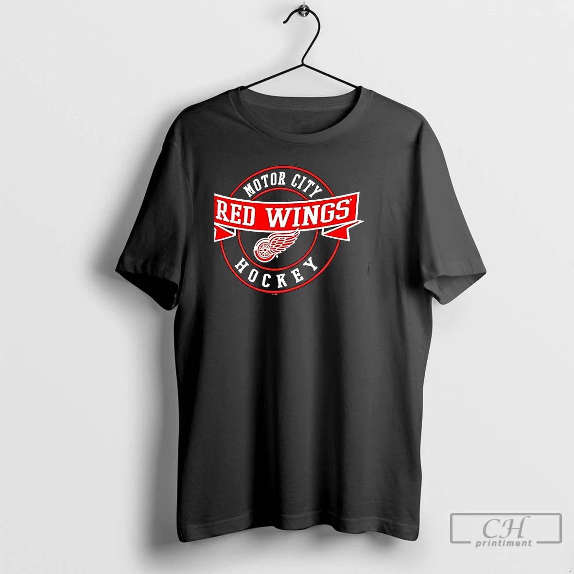 Classic Detroit Red Wings Motor City Hockey T Shirts