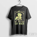 Classic Doc Holliday Say When Retro T Shirts