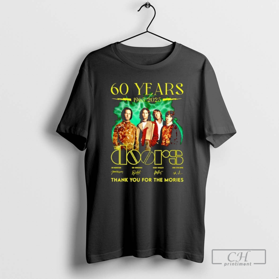Classic Doors 60 Years 1965 2025 Thank You For The Memories Actors Signature Shirt Sweater