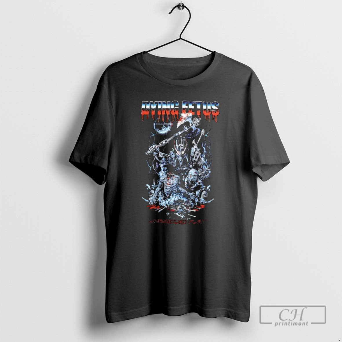Classic Dying Fetus Unbridled Fury Axe Shirt Sweater