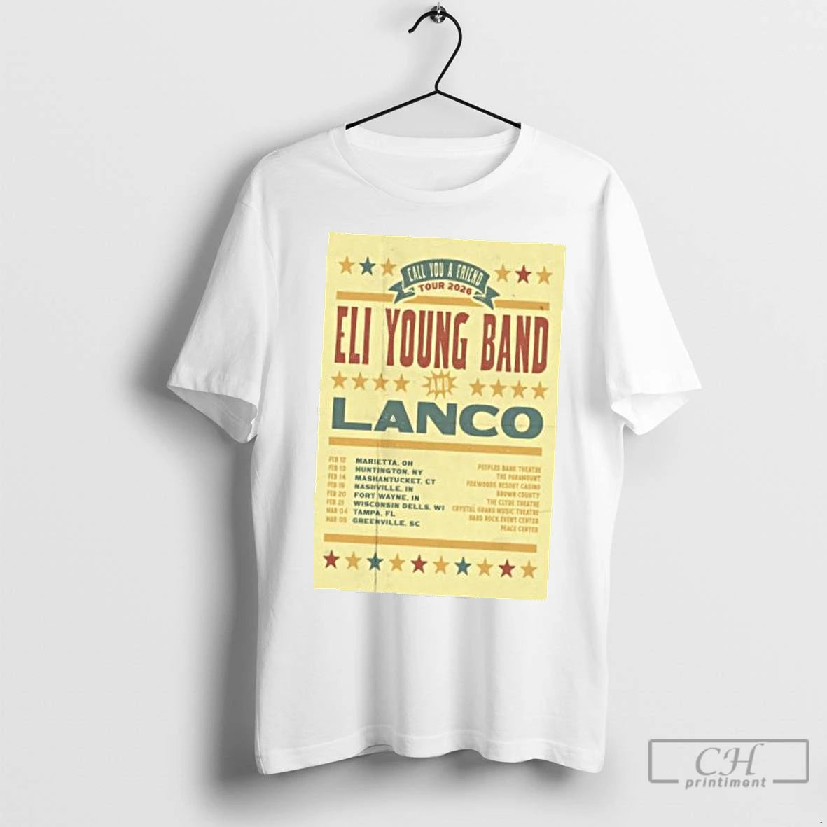 Classic Eli Young Band Call You A Friend Tour 2026