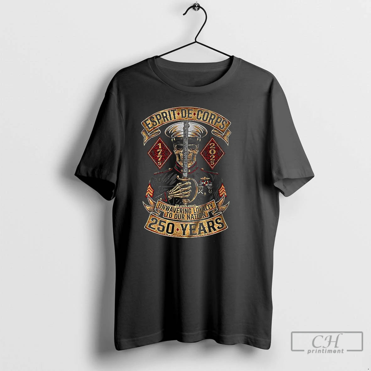 Classic Esprit De Corps Unwavering To Our Nation 250 Years T Shirts