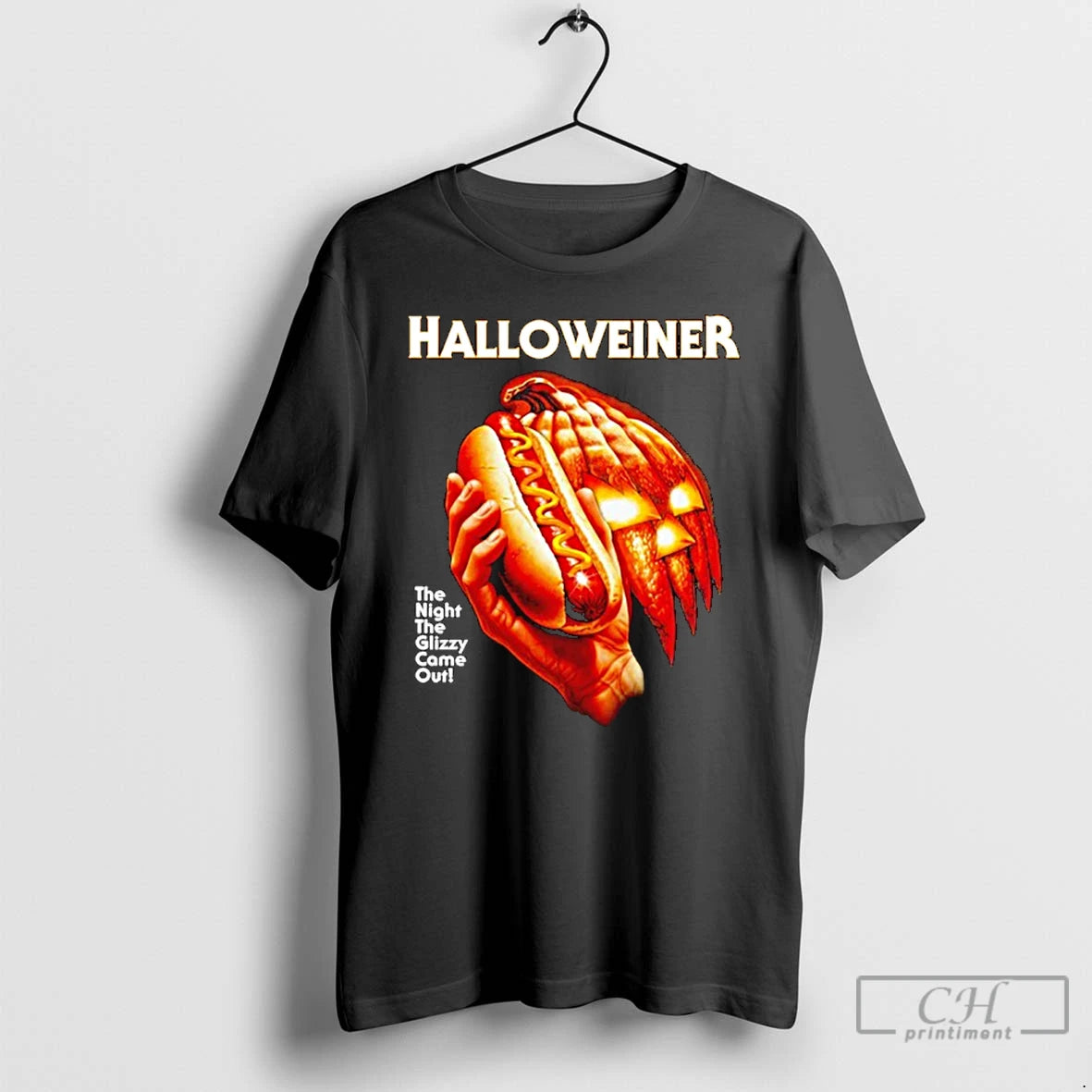 Classic Freddy Krueger Halloweiner Hot Dog The Night The Glizzy Came Out Halloween T Shirts
