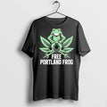 Classic Free Portland Frog 8647 Resist T Shirts
