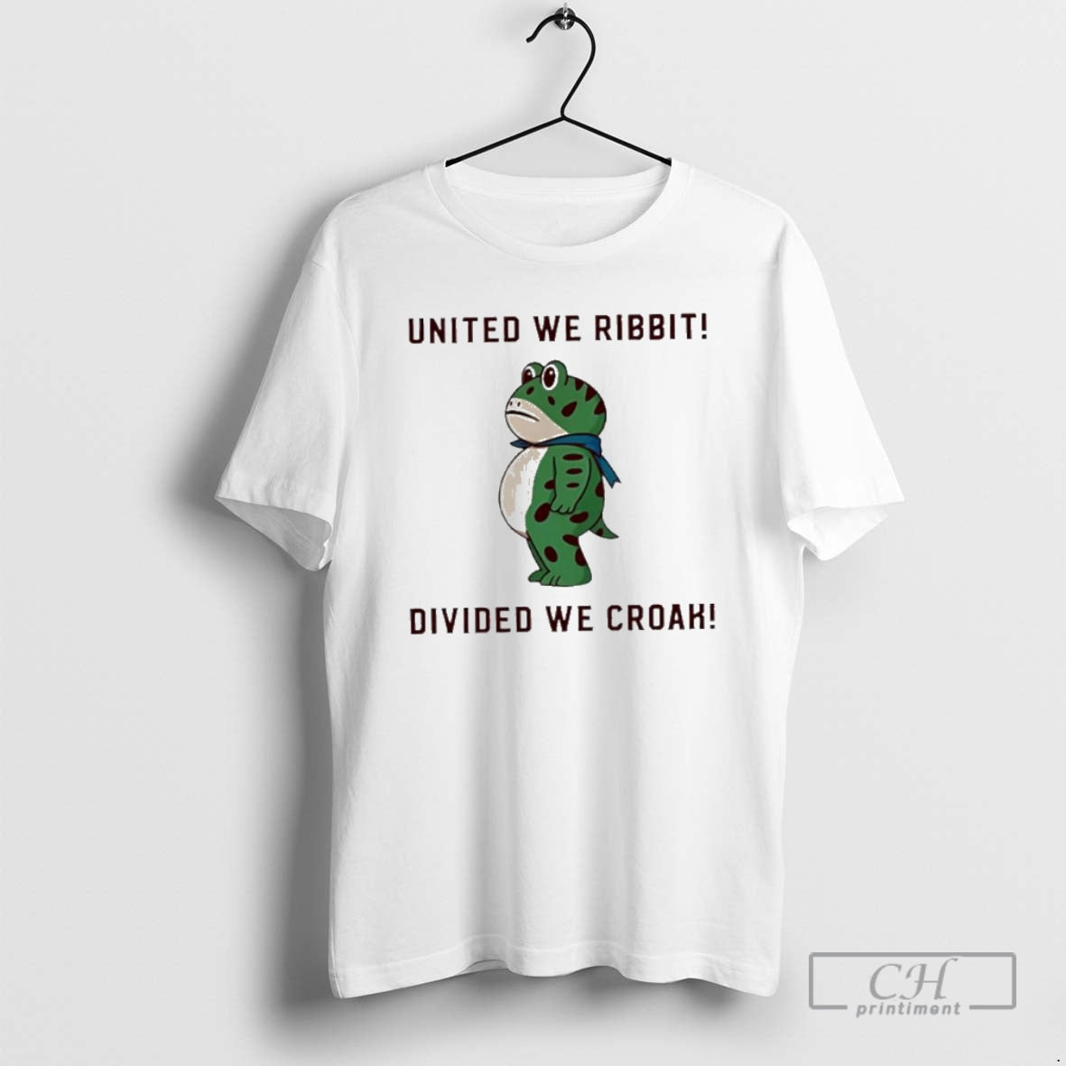 Classic Frog United We Ribbit Divided We Croak Shirt Sweater