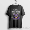 Classic God First Family Second Then Washington Huskies Football Mascot 2025 Long Sleve T Shirts