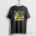 Classic Grinch Pac Man They Hate Us Because They Aint Us Steelers Shirt Sweater
