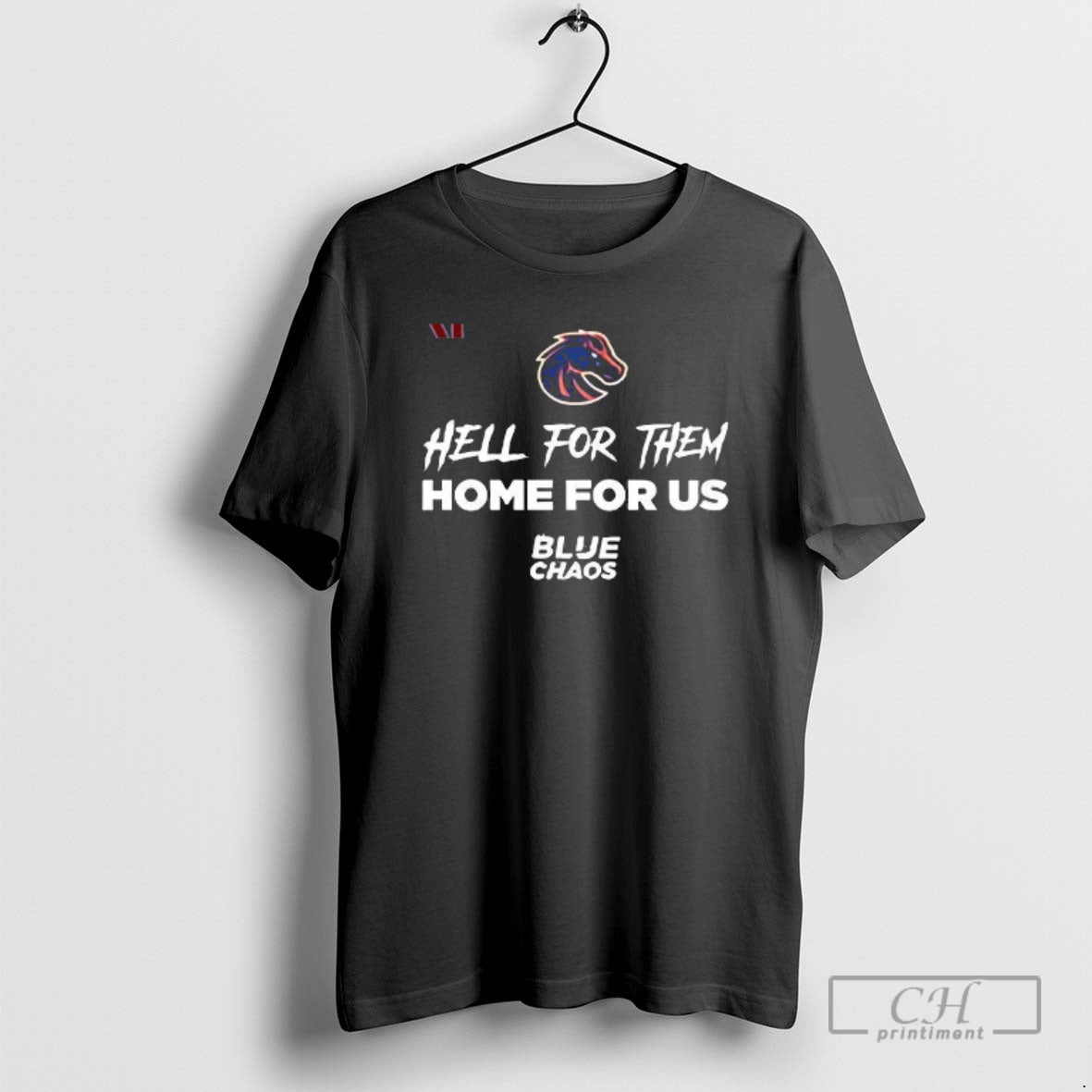 Classic Hell For Them Home For Us Boise State Broncos Shirt Sweater