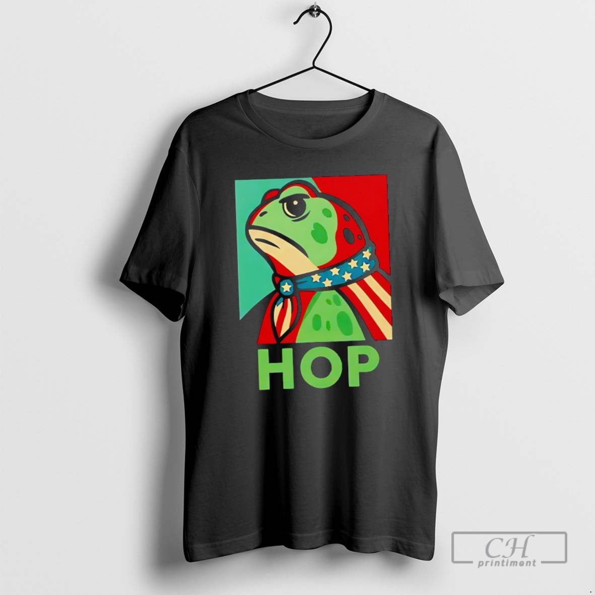 Classic Hop Portland Frog Picture Shirt Sweater