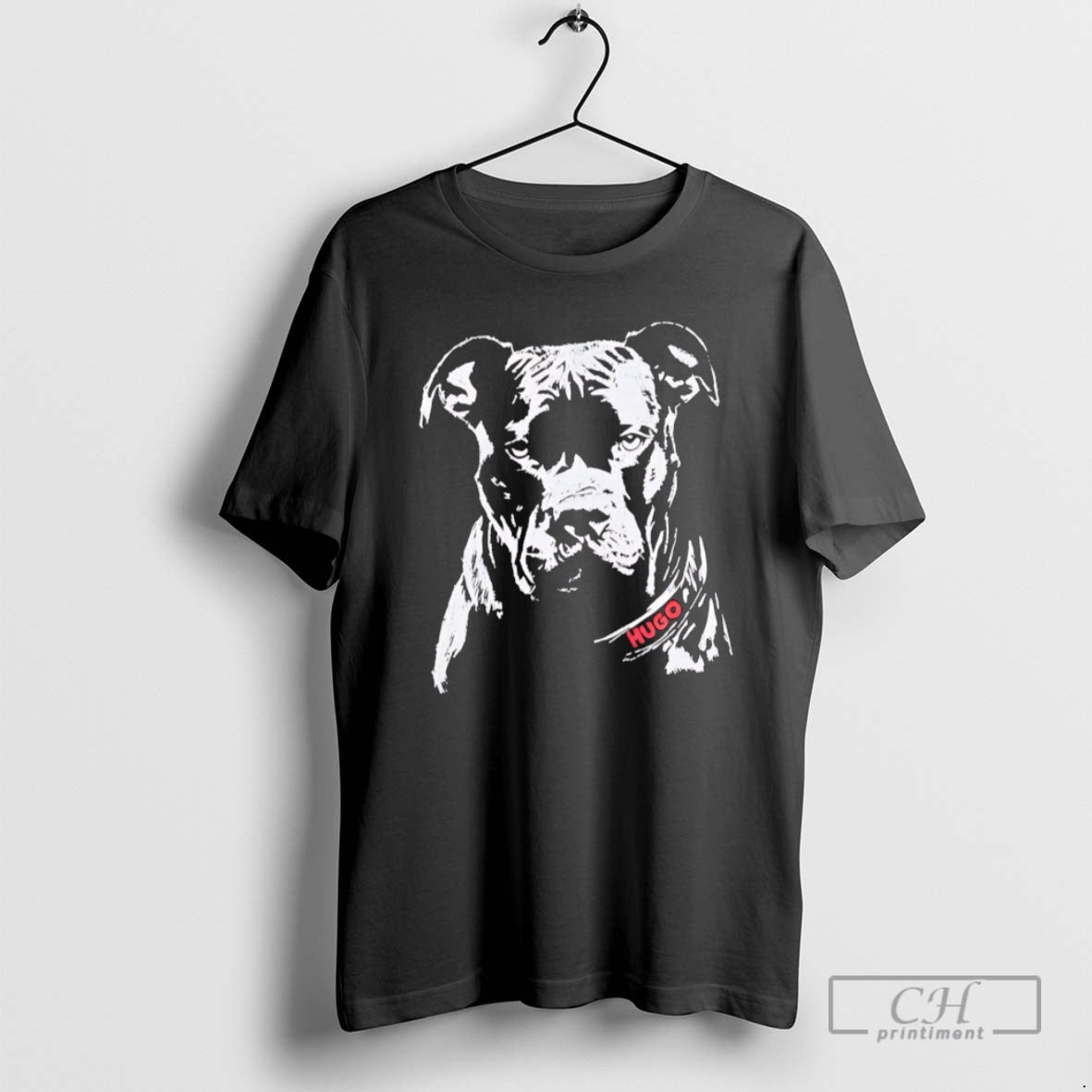 Classic Hugo Dog Artwork Shirt Sweater