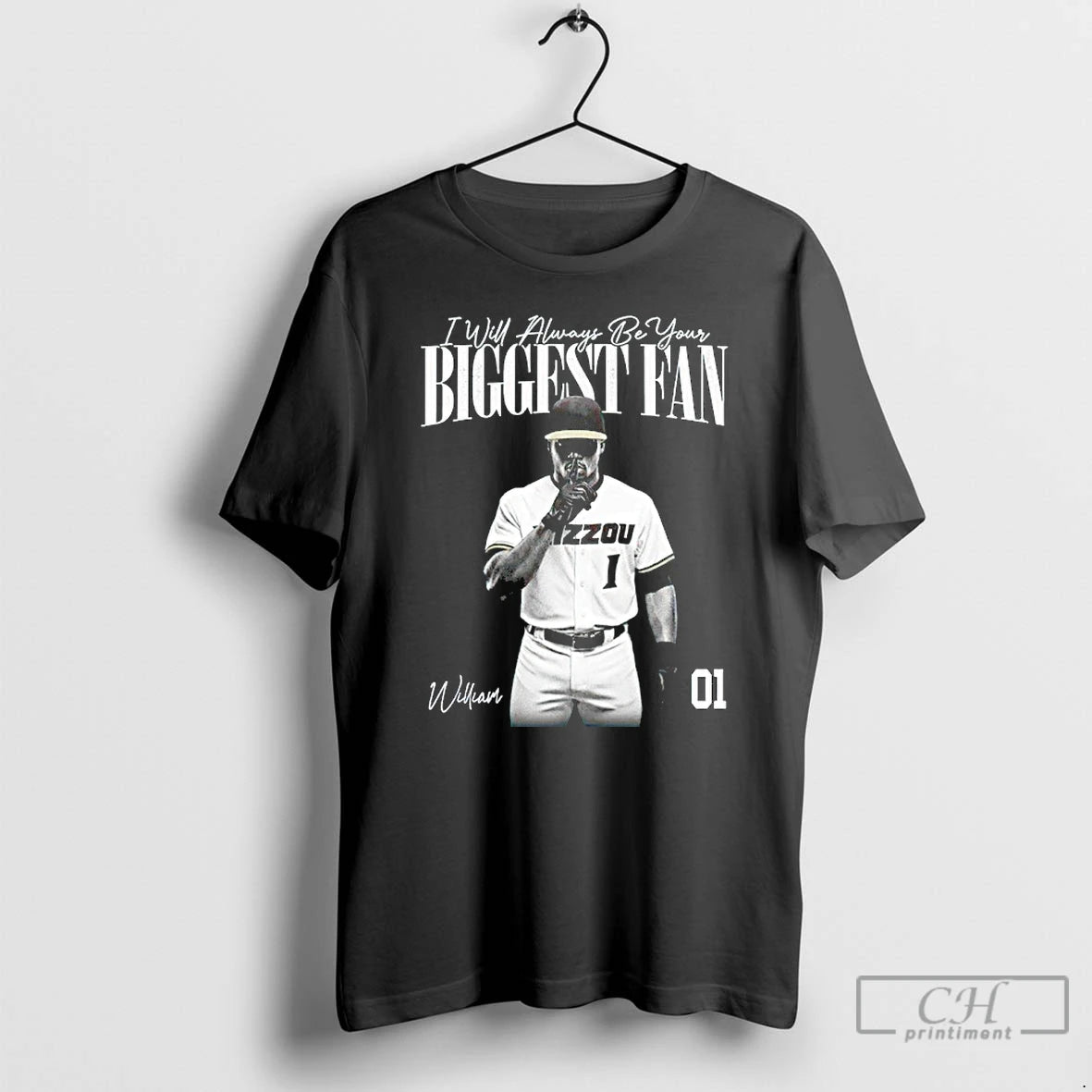 Classic I Will Always Be Your Biggest Fan Missouri Tigers William Signature T Shirts