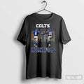 Classic Indianapolis Colts Daniel Jones And Jonathan Taylor Signature T Shirts