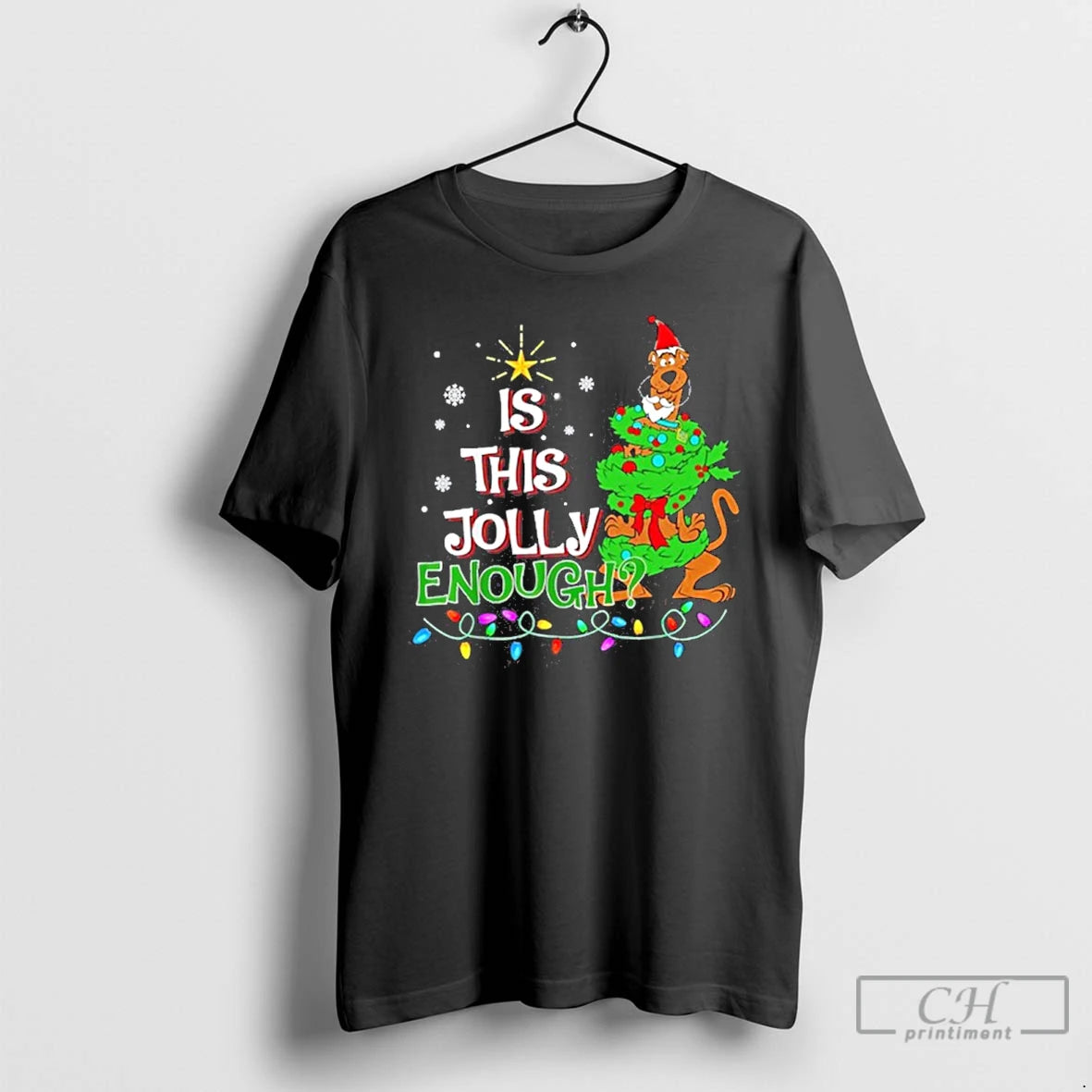 Classic Is This Jolly Enough Light Tree Christmas T Shirts