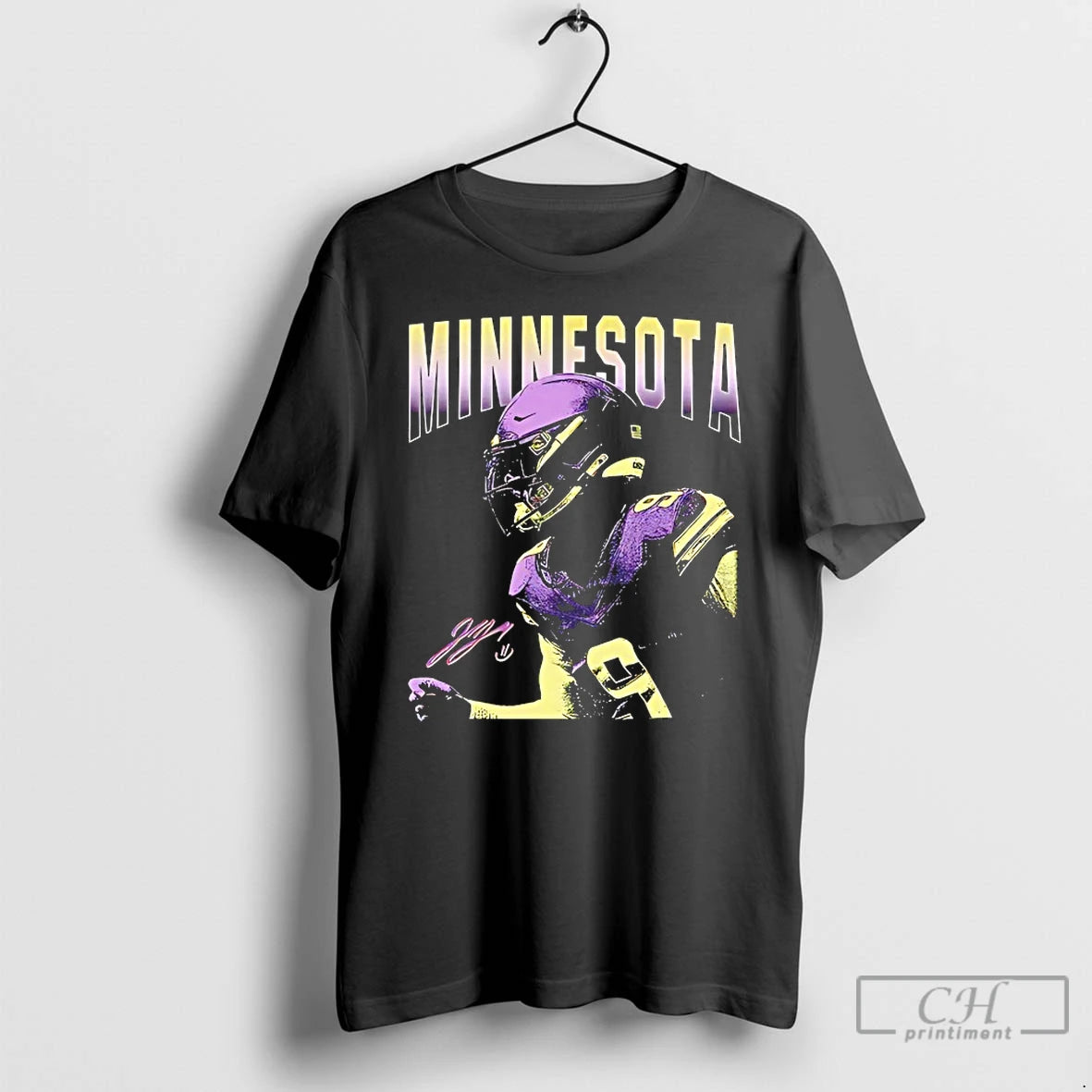 Classic Jj Mccarthy Minnesota Vikings Spieltag Signature T Shirts
