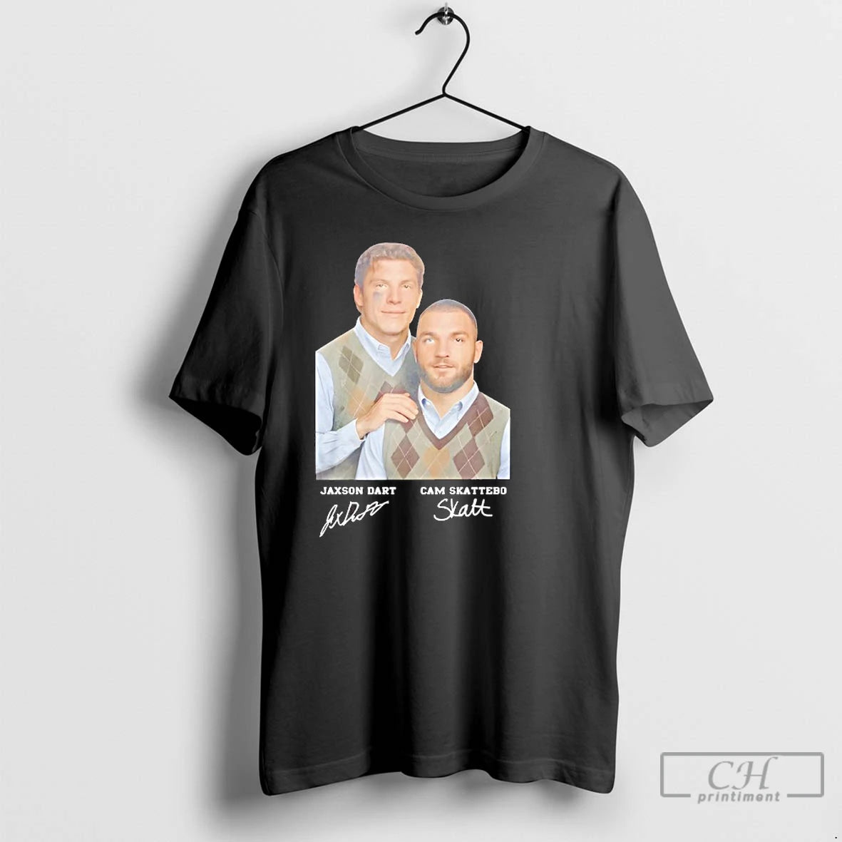 Classic Jaxson Dart And Cam Skattebo Step Brothers Signatures T Shirts